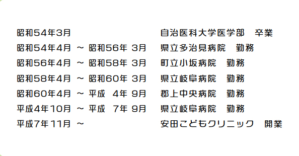 院長の経歴画像1　モバイル版